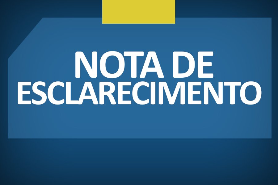 NOTA DE ESCLARECIMENTO
